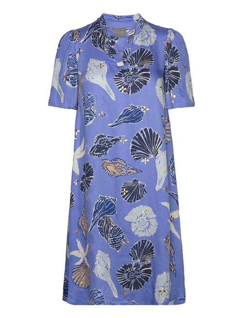 Cucama Short Dress Culture Blue