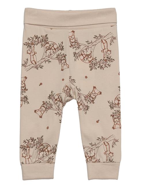 Se Fixoni Leggings W.aop Fixoni Beige ved Booztlet