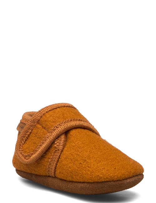 Se En Fant Baby Wool Slippers En Fant Orange ved Booztlet