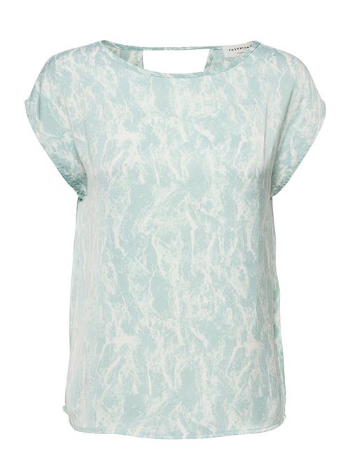 Se Rosemunde Recycled Polyester Blouse Ss Rosemunde Blue ved Booztlet