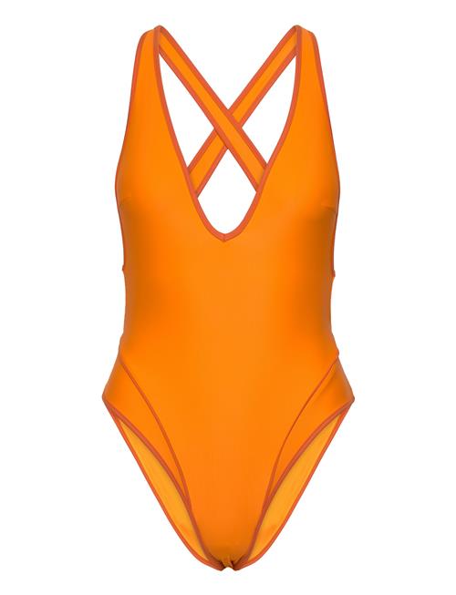 Mahot Piece High Leg Rip Curl Orange