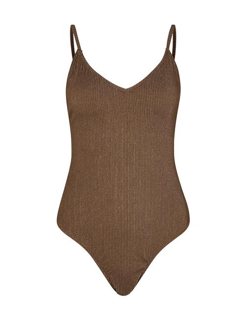 Becksöndergaard Lyx Bea Swimsuit Becksöndergaard Brown