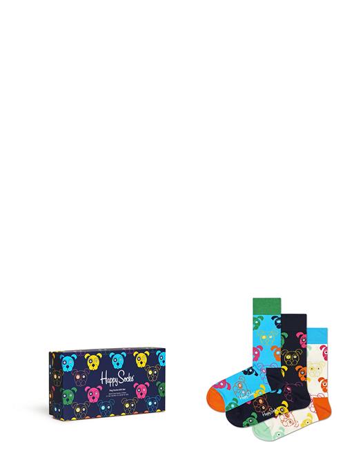 Happy Socks 3-Pack Mixed Dog Socks Gift Set Happy Socks Patterned