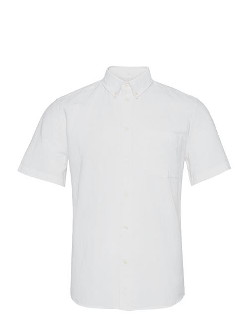 Wood Wood Michael Oxford Shirt Ss Wood Wood White