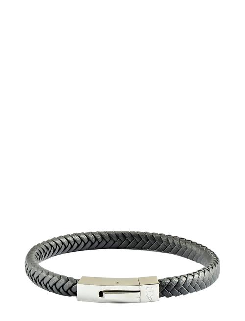 Leather Bracelet Singel Edd. Grey