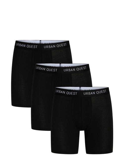 URBAN QUEST 3-Pack Men Bamboo Long Leg Tights URBAN QUEST Black