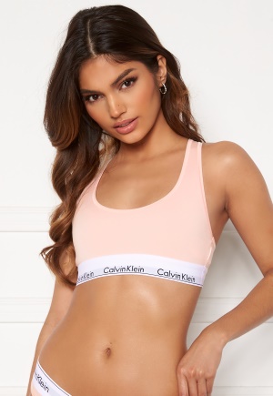 Se Calvin Klein CK Cotton Bralette 2NT Nymphs Thigh XS ved Bubbleroom