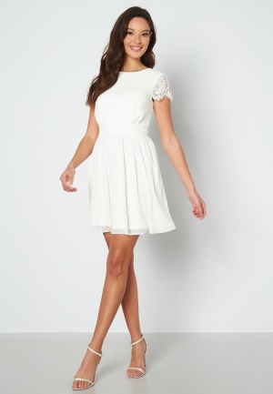 Bubbleroom Occasion Camellia Lace Dress White 38