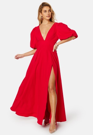 Se Bubbleroom Occasion Moira Gown Red 34 ved Bubbleroom