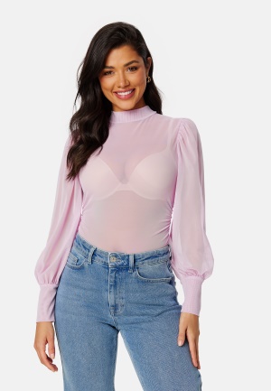 BUBBLEROOM Melissa mesh top Lilac S