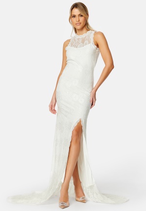 YAS Jakobe SL Maxi Dress Star White L