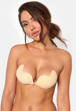 Se Freebra Cleavage Boost Bra Beige B ved Bubbleroom