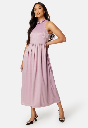 Se Bubbleroom Occasion Melvina Midi Dress Pink 2XL ved Bubbleroom