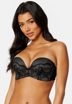 Se Wonderbra Glamour Perfect Strapless Bra Black 70B ved Bubbleroom