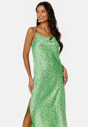 Se ONLY Jane Singlet Midi Dress Summer Green AOP:Id L ved Bubbleroom