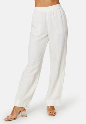 GANT Linen Viscose Pull-On Pants 113 Eggshell 38