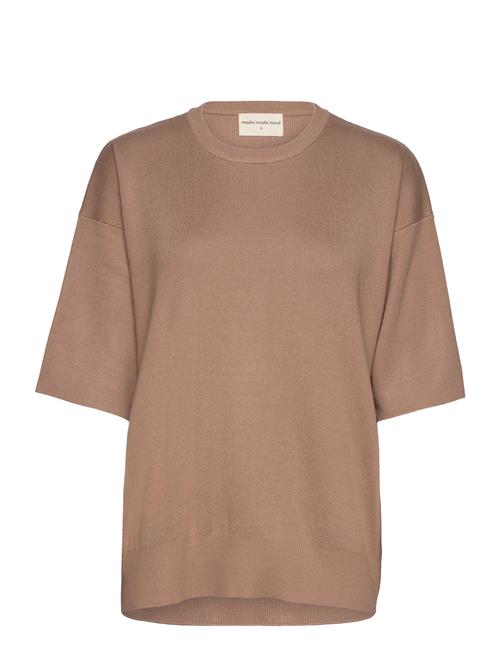 Allure Knit Tee Moshi Moshi Mind Brown