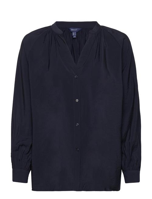 GANT D1. Stand Collar Blouse GANT Blue