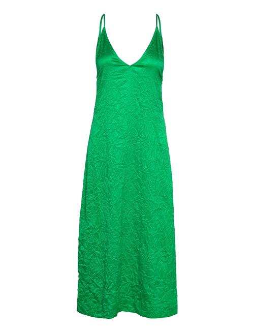 Ganni Crinkled Satin Ganni Green