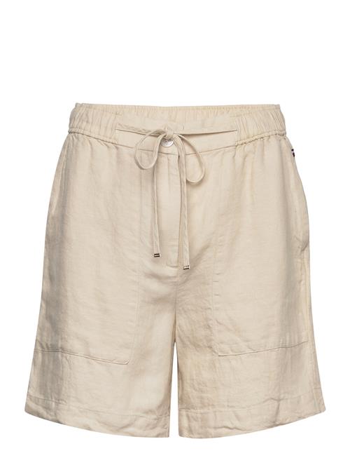 Casual Linen Short Tommy Hilfiger Beige