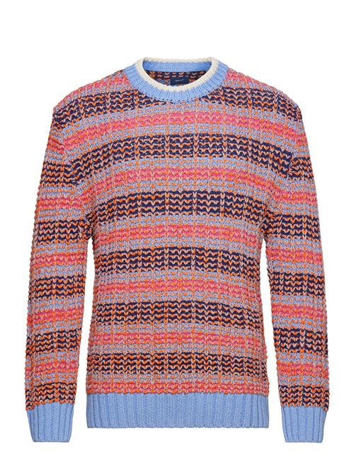 GANT Multi Color Texture C-Neck GANT Red