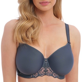 Fantasie Bh Aubree T-shirt Moulded Spacer Bra Grå/Rosa E 80 Dame