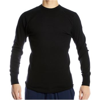 JBS Basic Longsleeve Black Sort bomuld Small Herre