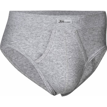 JBS Classic Brief 390-12 Grå bomuld Large Herre