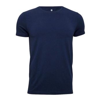 Se JBS of Denmark Bamboo Blend O-neck T-shirt Marineblå Medium Herre ved Timarco