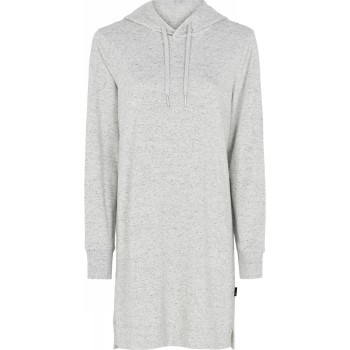 Se JBS of Denmark Bamboo Hoodie Dress Lysegrå X-Large Dame ved Timarco