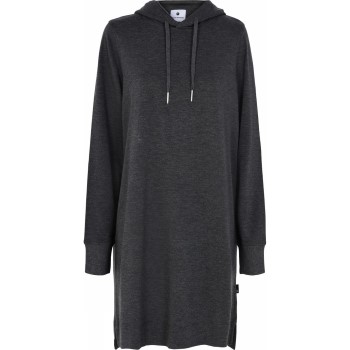 JBS of Denmark Bamboo Hoodie Dress Mørkgrå  Small Dame