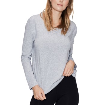 Se JBS of Denmark Bamboo Long Sleeve Top Lysegrå Medium Dame ved Timarco