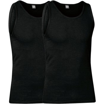 Se JBS 2P Organic Cotton Tank Top Sort økologisk bomuld Small Herre ved Timarco