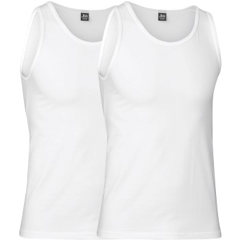 JBS 2P Organic Cotton Tank Top Hvid økologisk bomuld Medium Herre