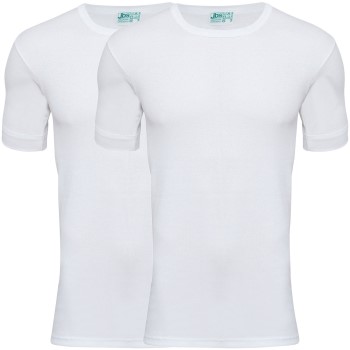 Se JBS 2P Organic Cotton T-Shirt Hvid økologisk bomuld Large Herre ved Timarco