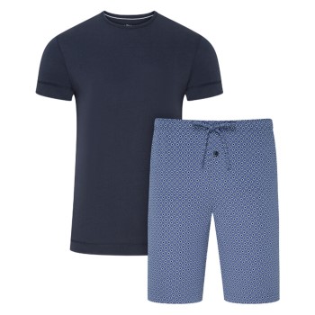 Se Jockey Night And Day Pyjama Short Sleeve Marine/Blå Small Herre ved Timarco