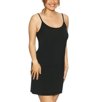 Se Lady Avenue Basic Bamboo Slip Sort Bambus Large Dame ved Timarco