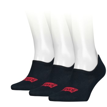 Levis Strømper 3P Footie High Rise Batwing Logo Socks Marineblå Str 43/46 Herre