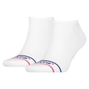 Levis Strømper 2P Organic Cotton Ankle Sock Hvid Str 43/46