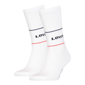 Levis Strømper 2P Organic Cotton Sock Hvid Str 39/42