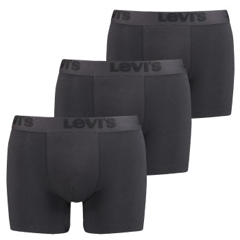 Levis 3P Premium Boxer Sort bomuld Small Herre