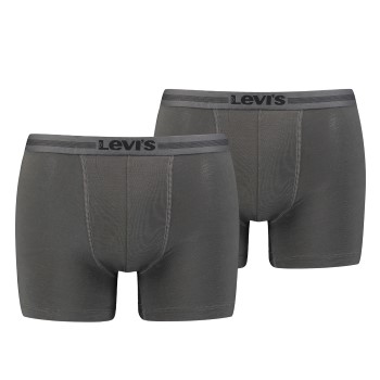 Levis 2P Tencel Boxer Brief Mørkgrå  lyocell X-Large Herre