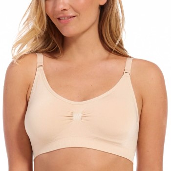 Magic Bh Comfort Spagetti Bra Beige polyamid Large Dame