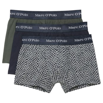 Marc O'Polo Marc O Polo Cotton Stretch Trunk 3P Marine mønster bomuld Medium Herre