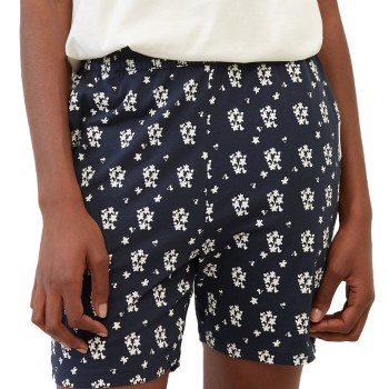 Se Marc O'Polo Marc O Polo Mix Program Highwaist Shorts Mørkblå bomuld Large Dame ved Timarco