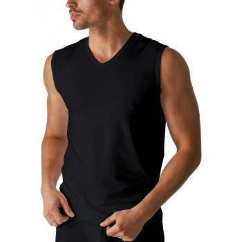 Se Mey Dry Cotton Muscle Shirt Sort Small Herre ved Timarco