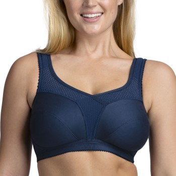 Miss Mary of Sweden Miss Mary Cotton Fresh Soft Bra Bh Mørkblå C 75 Dame