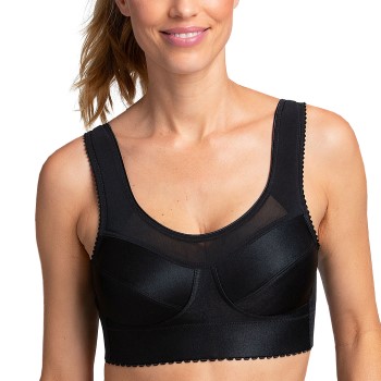 Miss Mary of Sweden Miss Mary Cotton Simplex Soft Bra Bh Sort E 95 Dame