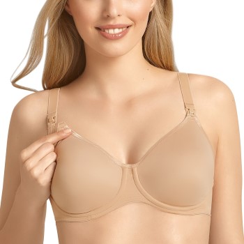 Anita Bh Microfiber Underwire Nursing Bra Beige C 80 Dame