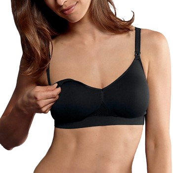 Anita Bh Seamless Nursing Bra Sort nylon Medium Dame